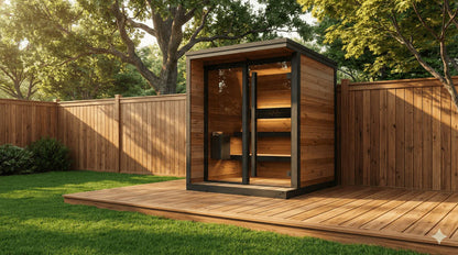 The Hiki Luxury Three Person Outdoor Sauna