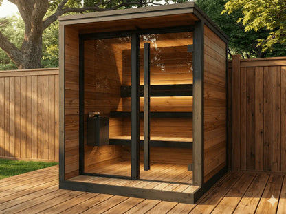 The Hiki Luxury Three Person Outdoor Sauna