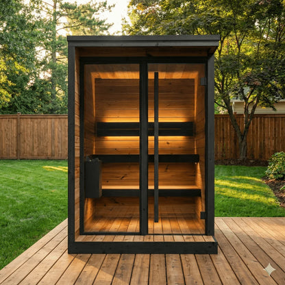 The Hiki Luxury Three Person Outdoor Sauna