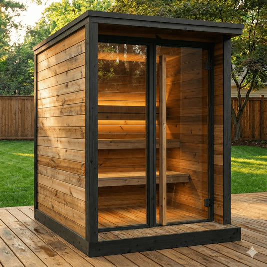 The Hiki Luxury Three Person Outdoor Sauna